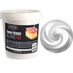 Fondant blanc pâtissier 1 Kg