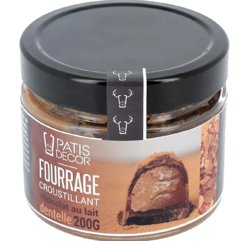 Fourrage croustillant au chocolat au lait et brisures de crêpes dentelles 200 g