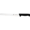 Giesser couteau à pain cranté manche noir inox 24 cm