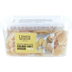 Gingembre confit en lamelles 700 g