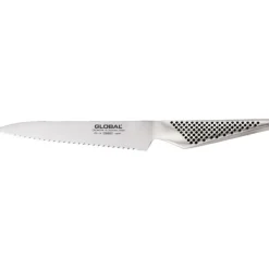 Global série GS couteau lame crantée GS14 15 cm