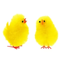Gros poussin chenille jaune (x15)