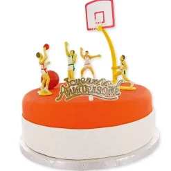 Kit décor gâteau Basket Ball