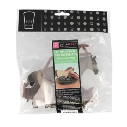 Kit décor Gâteau Cheval au trot