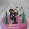 Kit décor gâteau La Reine des Neiges