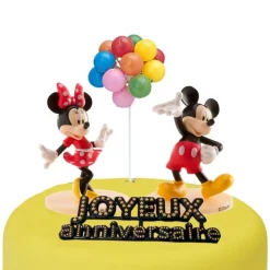 Kit décor gâteau Mickey et Minnie