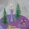 Kit décor gâteau Princesse Elsa