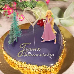 Kit décor gâteau Princesse aux longs cheveux