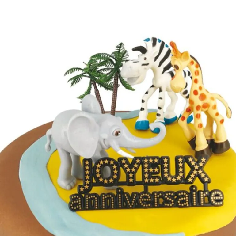 Kit décor Gâteau Safari