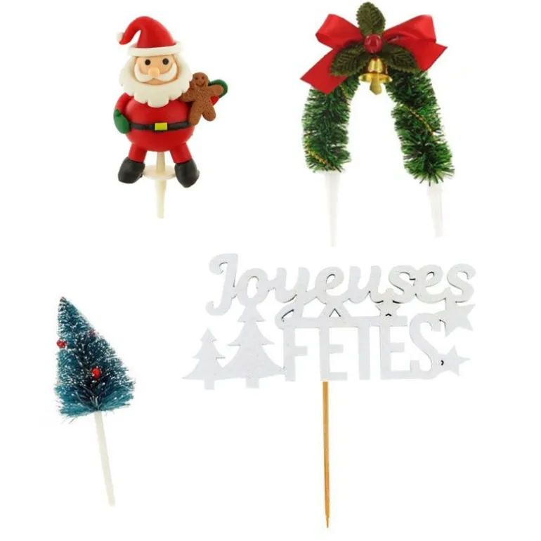 Kit décor Père Noël résine