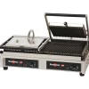 Krampouz grill fonte rainurée amovible double 3,76 KW