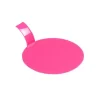Languette ronde plastique fuchsia (x 100)