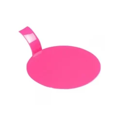 Languette ronde plastique fuchsia (x 100)