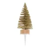 Lot cake toppers sapins dorés (±30)