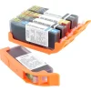 Lot de 5 cartouches d'encre alimentaire pour MG5450/MG5550/MG5650/MG6450/MX725/IP7250
