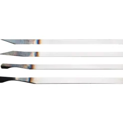 Lot de 12 lames boulanger acier au carbone grosses boules