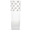 Lot sachets pois blancs fond carton - 120 x 275 mm (x100)