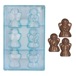 Moule chocolat 3 Anges assortis Patisdécor