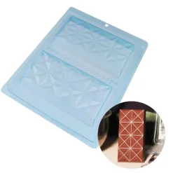 Moule chocolat en 3 parties tablette origami