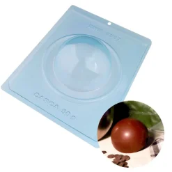 Moule chocolat en 3 parties demi-sphère 10 cm