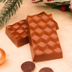 Moule chocolat en 3 parties 4 mini tablettes 3D