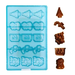 Moule chocolat Sujets de Noel assortis