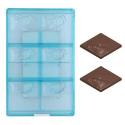Moule chocolat tablettes bonhomme de neige