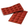 Moule silicone 15 flans 5 cm