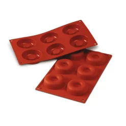 Moule silicone 6 grands savarins