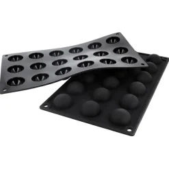 Moule silicone 18 mini demi-sphères 3,5 cm