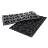 Moule silicone 18 mini-savarins Ø 4 cm