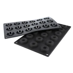 Moule silicone 18 mini-savarins Ø 4 cm