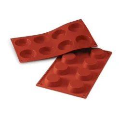 Moule silicone 8 tartelettes 6 cm