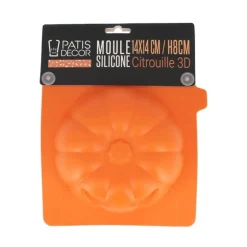 Moule silicone citrouille 3D