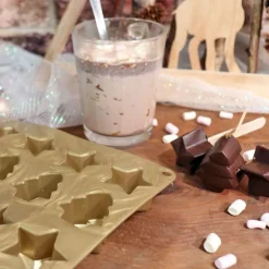 Moule sucette chocolat de Noël