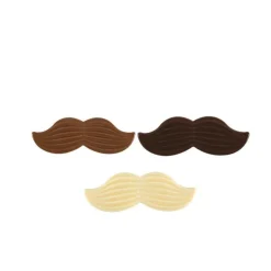 Moustaches assorties en chocolat (x96)