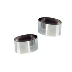 Nonnette ovale inox 7,5 x 3 cm