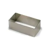 Nonnette Rectangle inox 12 x 6 cm