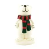 Ours comestible Polaire Blanc écharpe 6 cm