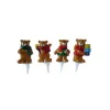 Oursons assortis sur pique (x48)