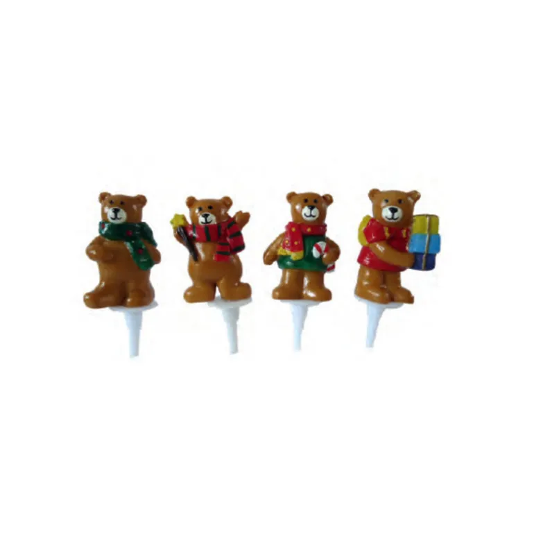 Oursons assortis sur pique (x48)