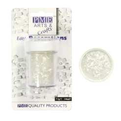 Paillettes irisées blanches PME (7 g)