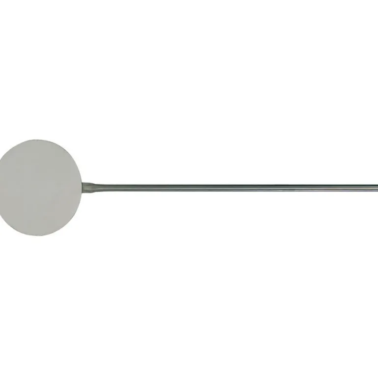 Pelle à pizza inox avec manche 92,5 cm ronde 38 cm