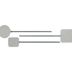 Pelle à pizza inox avec manche 92,5 cm ronde 24 cm