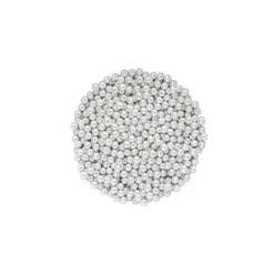 Perles argentées Ø 6 mm 90 g