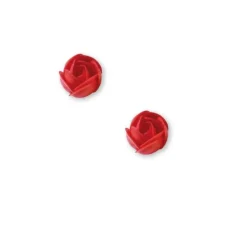 Petites roses rouges en azyme (x12)