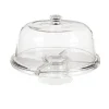 Présentoir cloche à gâteau sur pied 28 cm