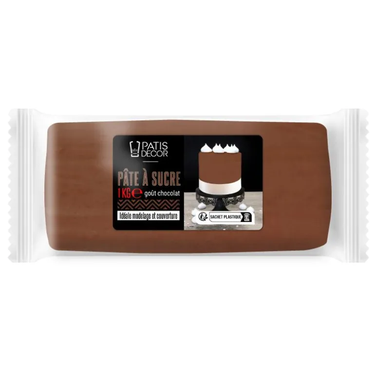 Pâte à sucre marron 1 kg