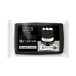 Pâte à sucre noire 100 g