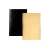 Rectangles carton Noir / Or 60 x 40 cm (x25)